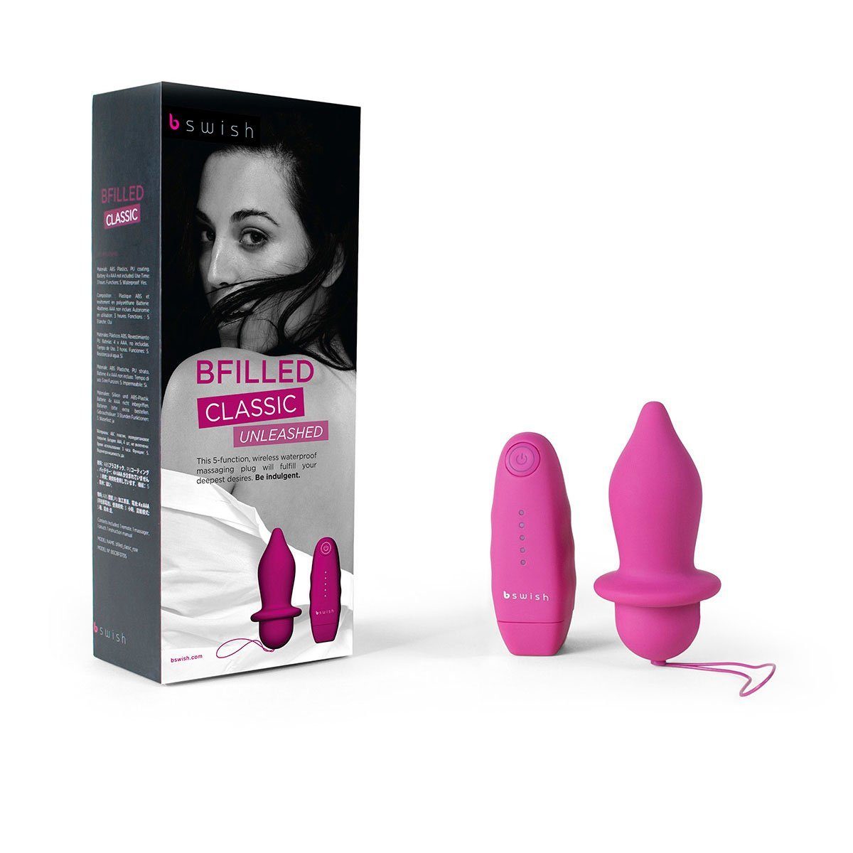 Bfilled Classic Remote Vibrating Plug free shipping - Beyond Delights