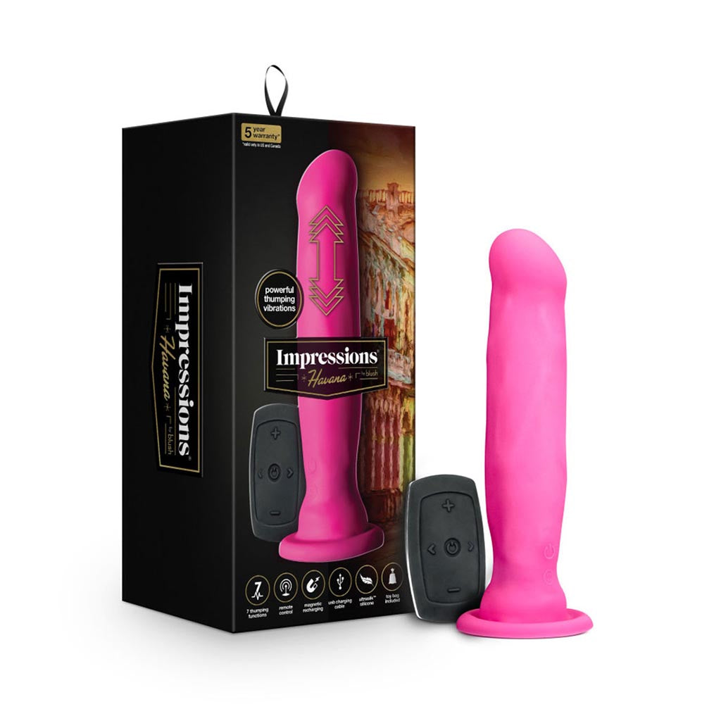 Havana Pink Vibrating Dildo | Impressions | Beyond Delights