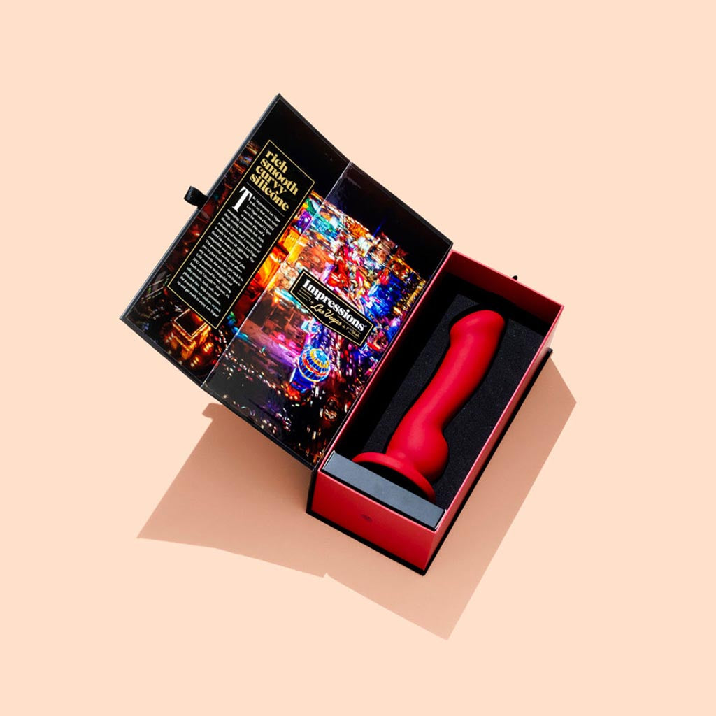 Las Vegas Red Vibrating Dildo | Impressions | Beyond Delights