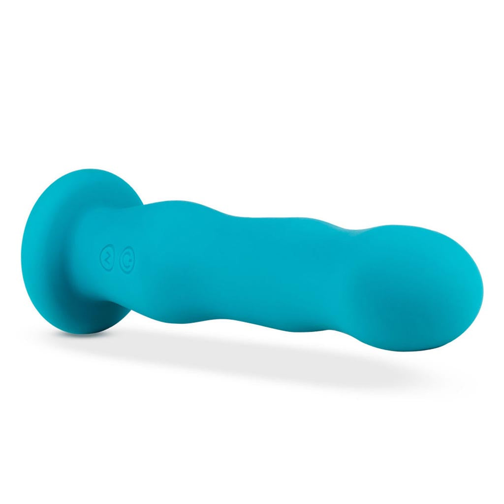 Impressions Miami Vibrating Dildo - Teal